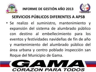 informe de gesti n a o 2013