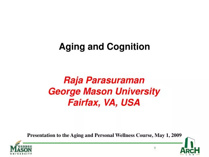 aging and cognition