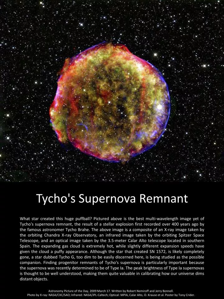 tycho s supernova remnant