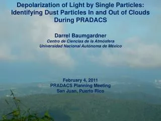 Depolarization of Light by Single Particles: Identifying Dust Particles In and Out of Clouds