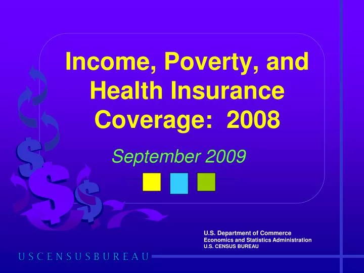 income poverty and health insurance coverage 2008
