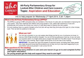 What is the All-Party Parliamentary Group (APPG)?