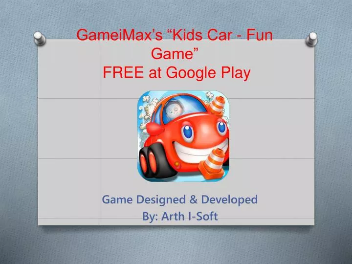 gameimax s kids car fun game free at google play