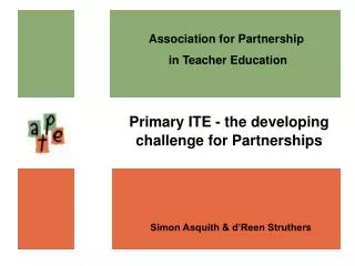 Association for Partnership in Teacher Education