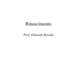 rinascimento