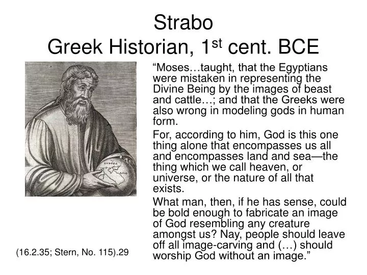 strabo greek historian 1 st cent bce