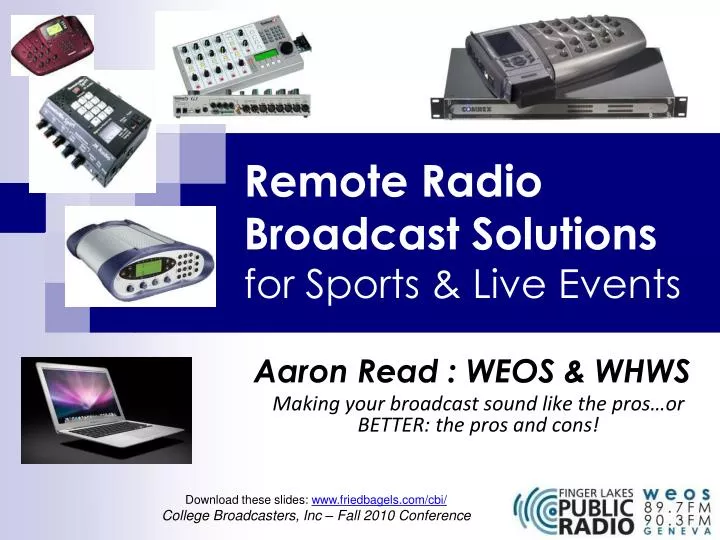 remote radio broadcast solutions for sports live events