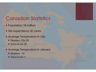 Canadian Statistics