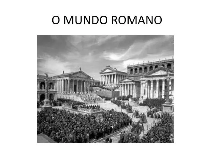 o mundo romano