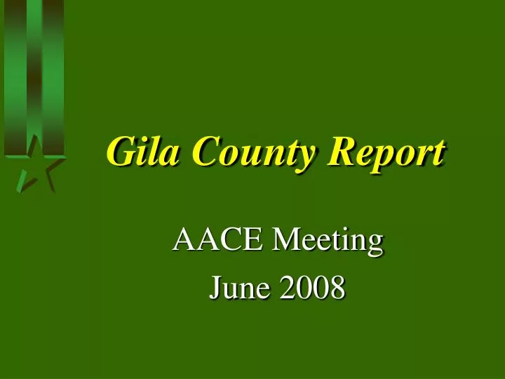 gila county report