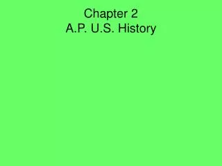 chapter 2 a p u s history