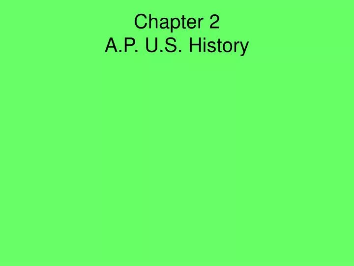 chapter 2 a p u s history