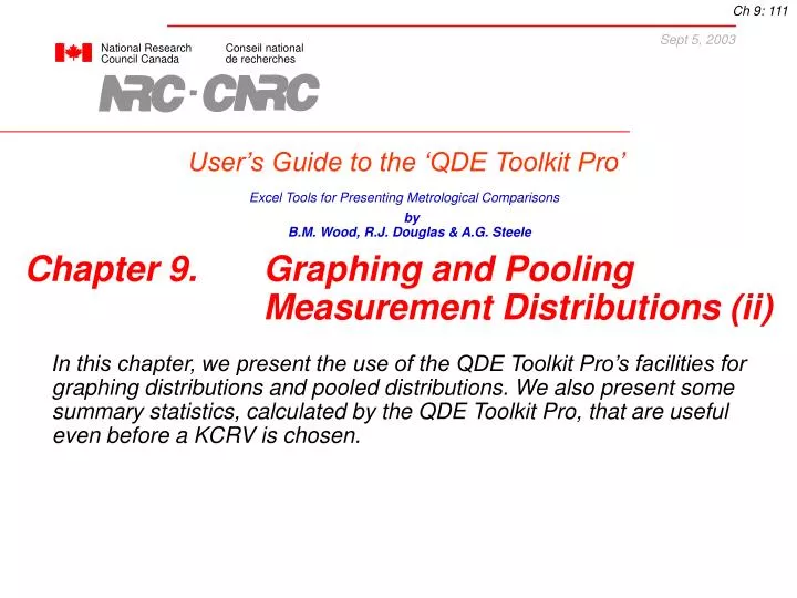 user s guide to the qde toolkit pro