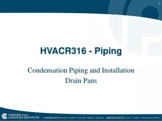 HVACR316 - Piping