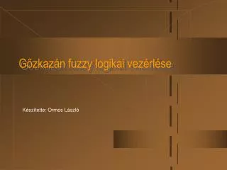 g zkaz n fuzzy logikai vez rl se