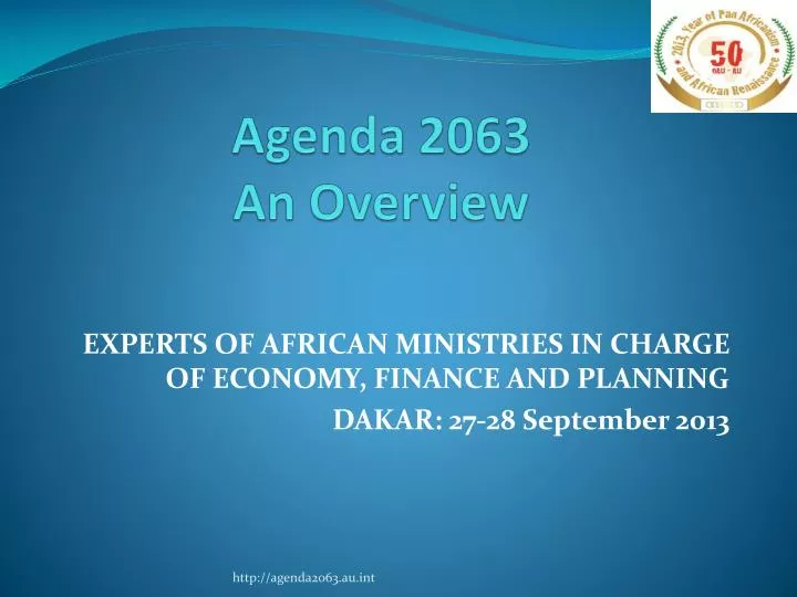 agenda 2063 an overview
