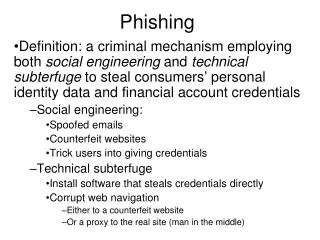 Phishing