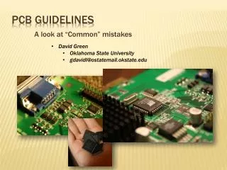 PCB guidelines