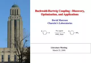 Buchwald-Hartwig Coupling : Discovery, Optimization, and Applications