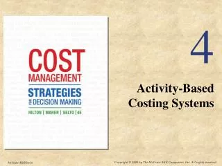 Activity-Based Costing Systems