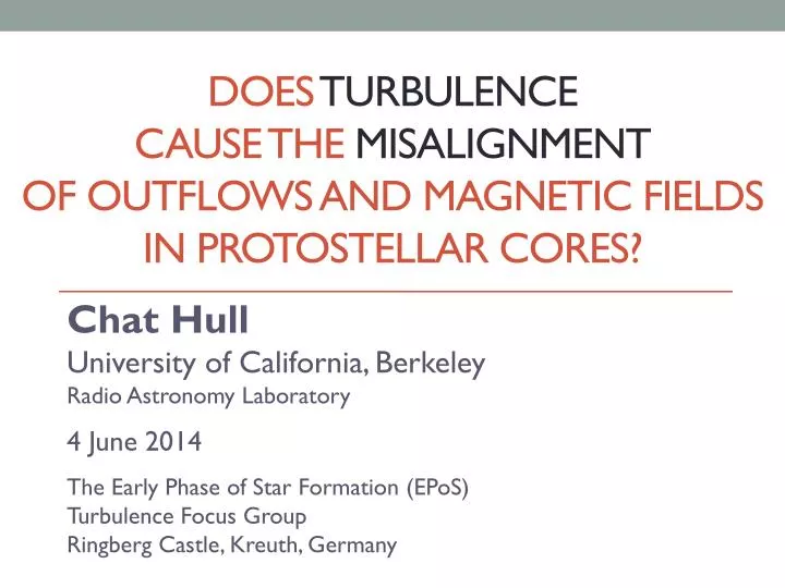 does turbulence cause the misalignment of outflows and magnetic fields in protostellar cores