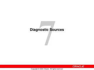 Diagnostic Sources