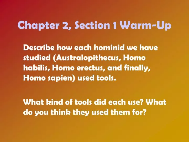 chapter 2 section 1 warm up