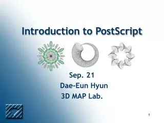 Introduction to PostScript