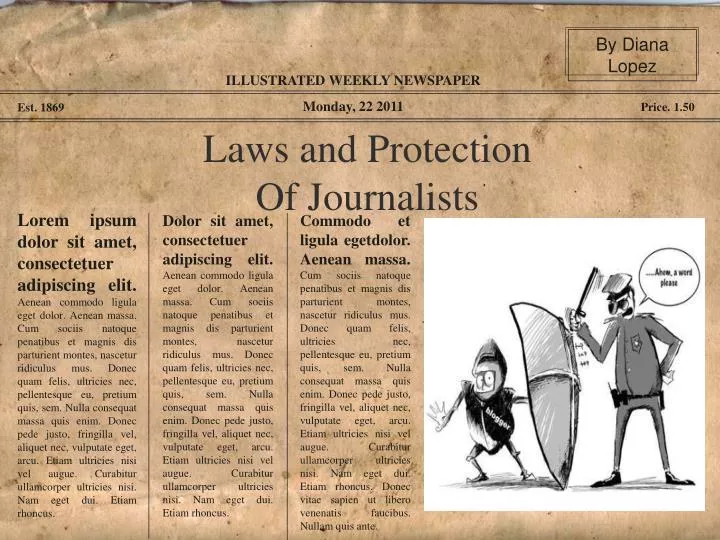 laws and protection of journalists