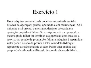 exerc cio 1