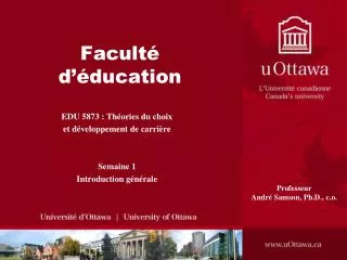 facult d ducation