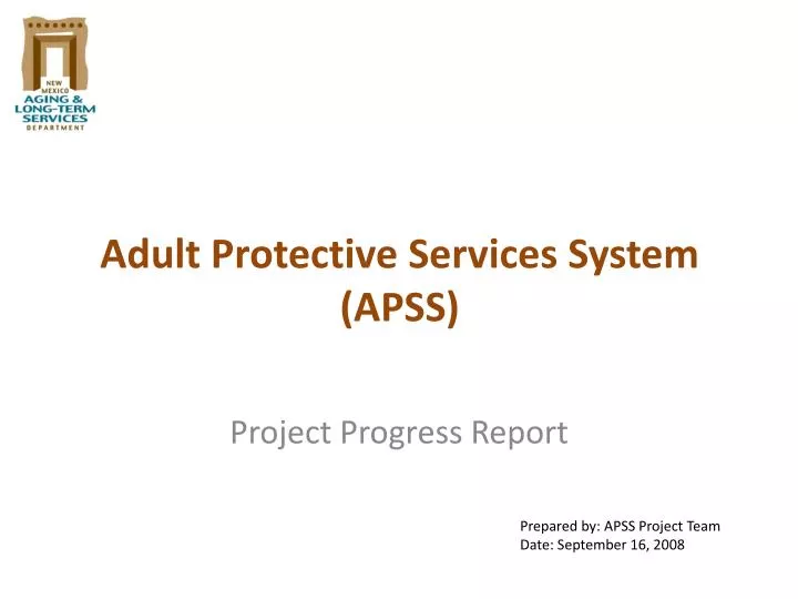 adult protective services system apss