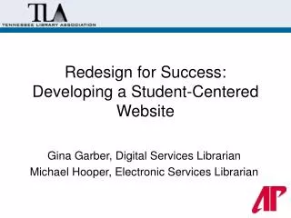 Redesign for Success: Developing a Student-Centered Website