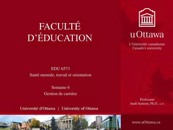 facult d ducation