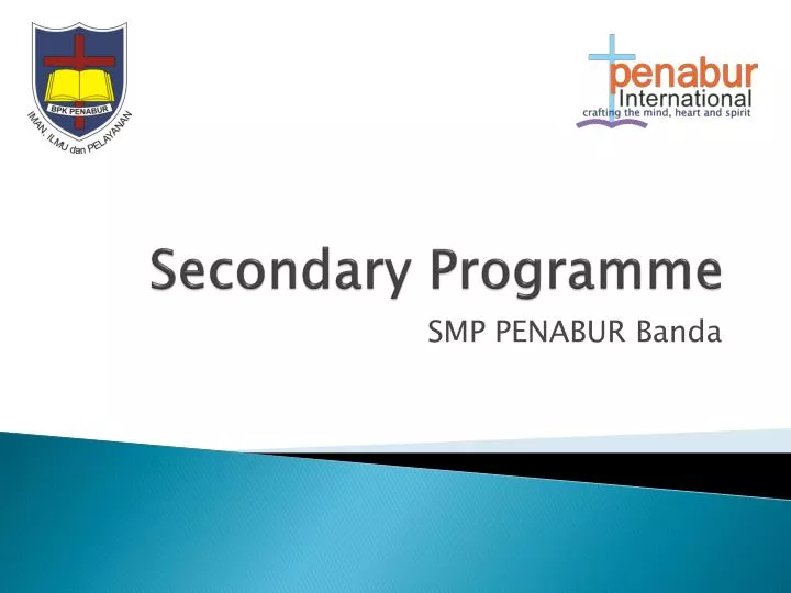 secondary programme