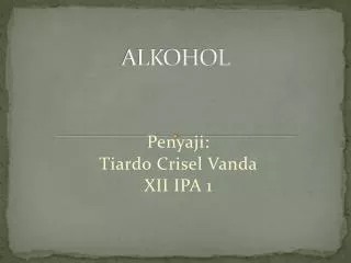 alkohol