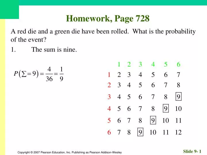 homework page 728