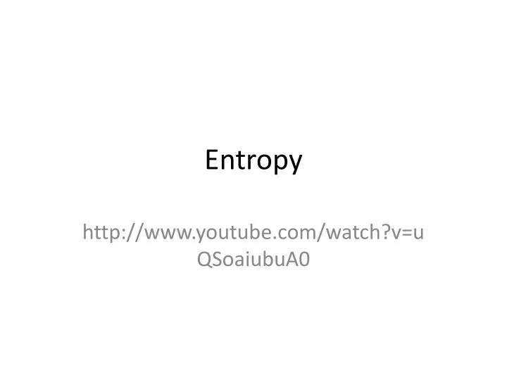 entropy