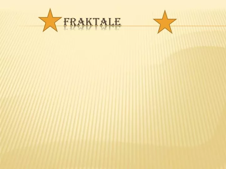 fraktale