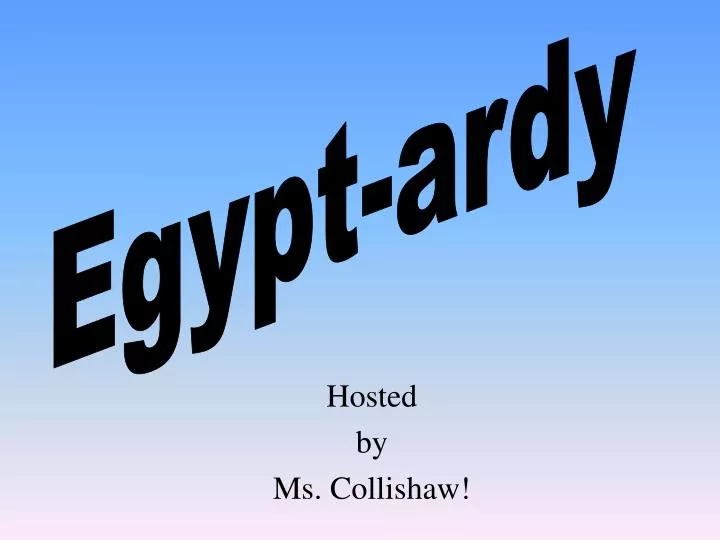 hosted by ms collishaw