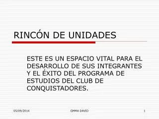 rinc n de unidades