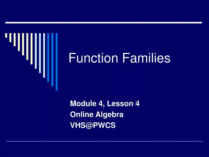 function families