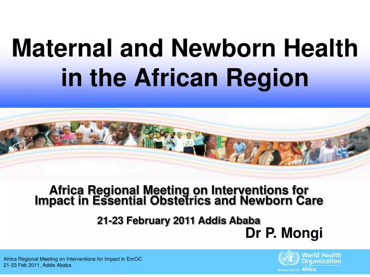 maternal and newborn health in the african region