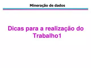 minera o de dados