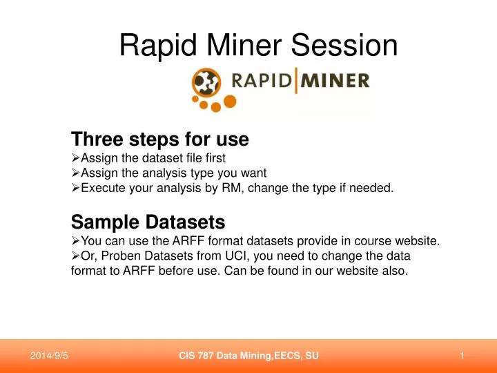 rapid miner session