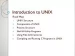 Introduction to UNIX - slide 1