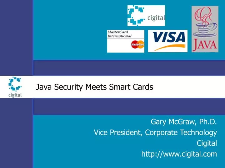 java security meets smart cards