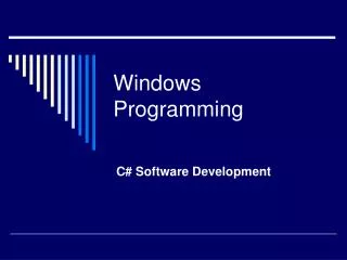 Windows Programming