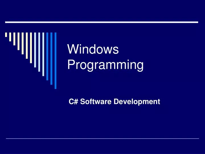 windows programming