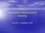 ART Aggression Replacement training - slide 1